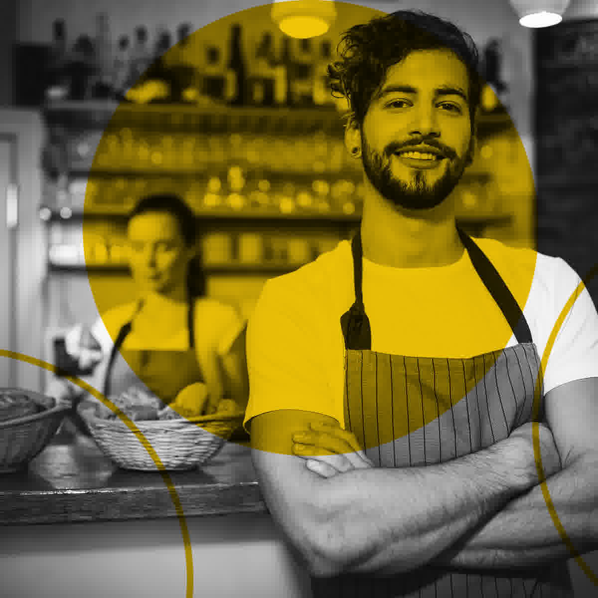 Chef profesional trabajando